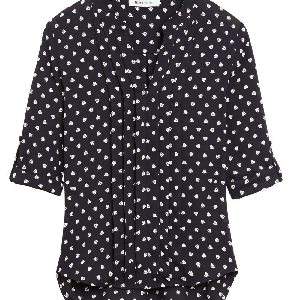 Alice Blue - Corren Pleated Front Blouse